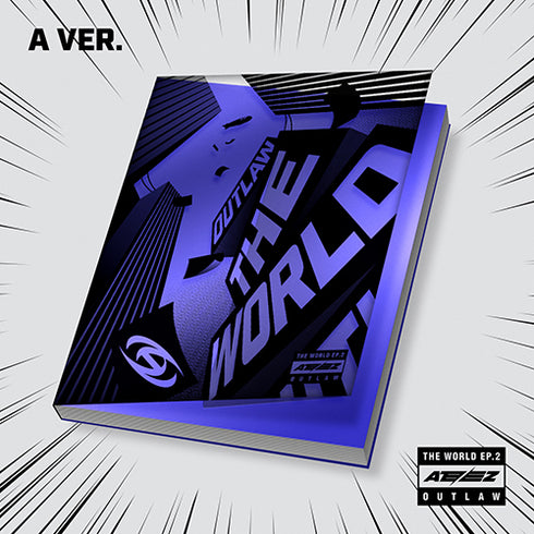 ATEEZ - THE WORLD EP.2 : OUTLAW (KOREA VER.) + APPLEMUSIC PHOTOCARD